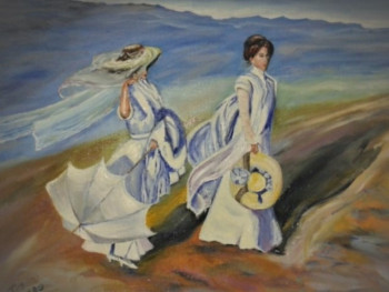 Œuvre contemporaine nommée « Promenade des demoiselles », Réalisée par THIERRY VILTARD