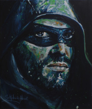 Œuvre contemporaine nommée « The Green Arrow - Stephen Amell », Réalisée par STéPHANE-HERVé