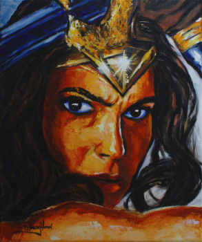 Œuvre contemporaine nommée « Wonder Woman (Gal Gadot) 2 », Réalisée par STéPHANE-HERVé