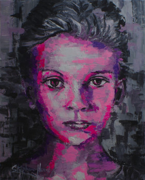 Œuvre contemporaine nommée « Arte facted girl », Réalisée par STéPHANE-HERVé