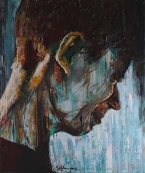 Œuvre contemporaine nommée « Lost in sadness », Réalisée par STéPHANE-HERVé