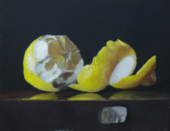 Œuvre contemporaine nommée « Un citron », Réalisée par RASèR