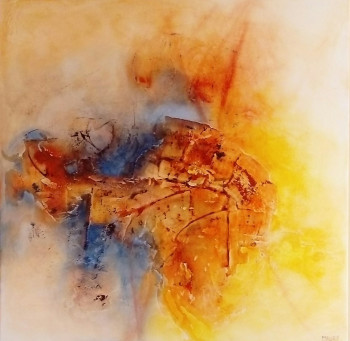 Œuvre contemporaine nommée « RECHAUFFEMENT 2 », Réalisée par MIREILLE MAURY