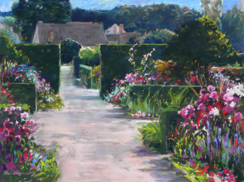Œuvre contemporaine nommée « The Garden of the Giverny Museum of Impressionism », Réalisée par ANNA KROPIOWSKA