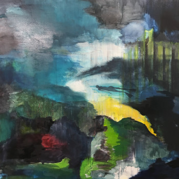 Œuvre contemporaine nommée « Voyage au centre de la terre », Réalisée par CéLINE VAYE