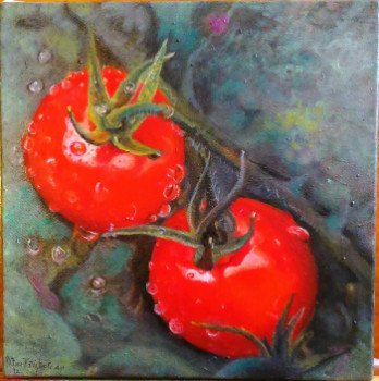 Œuvre contemporaine nommée « tomato », Réalisée par MARIE ANGE TRICHEREAU
