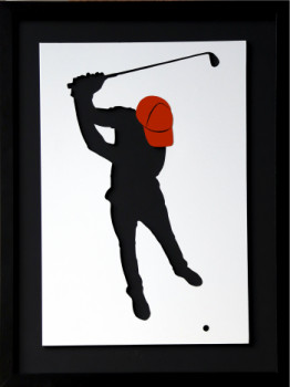 Œuvre contemporaine nommée « GOLFEUR », Réalisée par DAPSANSE