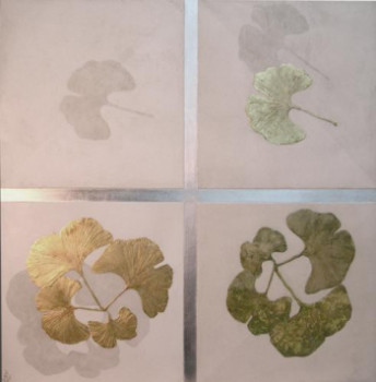 Œuvre contemporaine nommée « gingko n°1 », Réalisée par PITTOREX