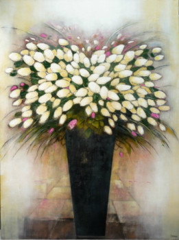 Œuvre contemporaine nommée « Composition florale n°3 », Réalisée par VICTOR SASPORTAS