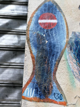 Œuvre contemporaine nommée « Poisson 136 », Réalisée par FAHIMA BOUBIA... NU