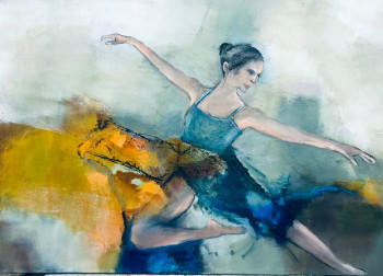 Œuvre contemporaine nommée « Dancing Queen », Réalisée par VIVIANE LESZCZYNSKI