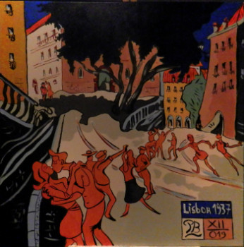 Œuvre contemporaine nommée « Lisboa 1937 », Réalisée par PB