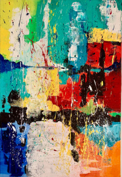 Œuvre contemporaine nommée « Color pieces », Réalisée par ARTY_MARIE
