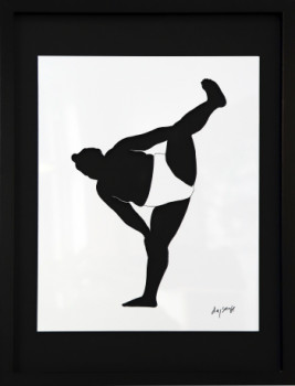 Œuvre contemporaine nommée « SUMO », Réalisée par DAPSANSE