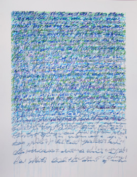 Œuvre contemporaine nommée « letter 7 », Réalisée par RICHARD SAINT-AMANS