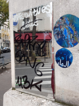 Œuvre contemporaine nommée « L'eau Paris 20 (nov 2019) », Réalisée par FAHIMA BOUBIA... NU