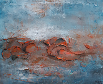 Œuvre contemporaine nommée « EN ROUTE POUR LA ROUILLE 1 », Réalisée par MIREILLE MAURY