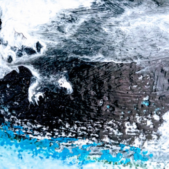 Œuvre contemporaine nommée « Marée noire », Réalisée par CLODUS