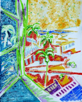 Œuvre contemporaine nommée « Chambre de Matisse à Tanger », Réalisée par ERIK CHARRIER