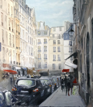 Œuvre contemporaine nommée « La ville 2 », Réalisée par HUGHES DE LA TAILLE