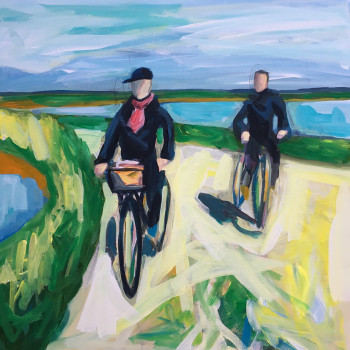 Œuvre contemporaine nommée « VÉLOS », Réalisée par SYLVIE GALARD