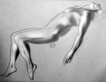 Œuvre contemporaine nommée « ACADEMIE HOMME 20 », Réalisée par FRANCK FANTASIA