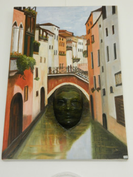 Œuvre contemporaine nommée « Peinture à l'huile 4741 », Réalisée par EVELYNE BOZZATO