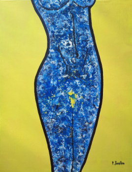 Œuvre contemporaine nommée « Body - Blue », Réalisée par PATRICK JOOSTEN