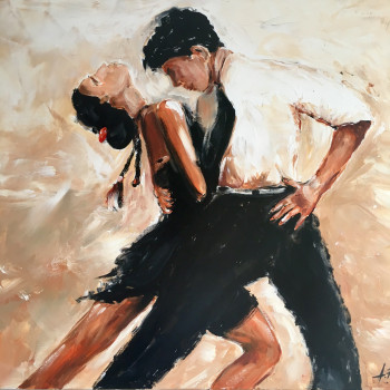 Œuvre contemporaine nommée « Tango », Réalisée par ALAIN FRICOT