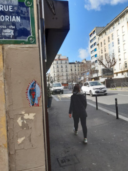 Œuvre contemporaine nommée « Poisson 255 », Réalisée par FAHIMA BOUBIA... NU