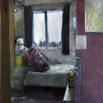 Œuvre contemporaine nommée « chambre enfants », Réalisée par CORINNE QUIBEL