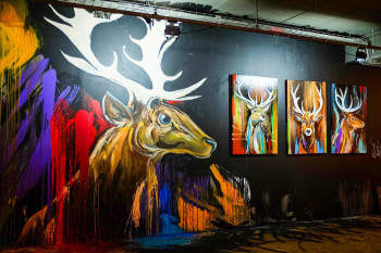 Œuvre contemporaine nommée « FUELBOX_4 Expo », Réalisée par WEITEN - DE WAHA