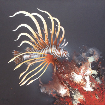 Œuvre contemporaine nommée « 609. ICHTUS II », Réalisée par IVE FONTAINE
