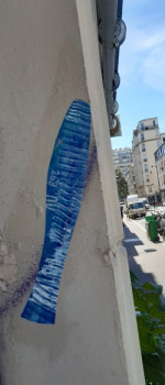 Œuvre contemporaine nommée « Poisson 268 », Réalisée par FAHIMA BOUBIA... NU