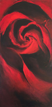 Œuvre contemporaine nommée « Rose », Réalisée par MARTINEC