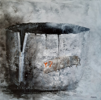 Œuvre contemporaine nommée « FERMETURE », Réalisée par MIREILLE MAURY