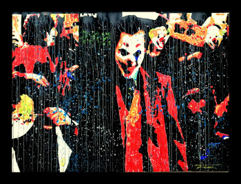 Œuvre contemporaine nommée « Joker », Réalisée par FIDEL ARTISTE