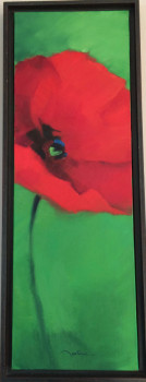 Œuvre contemporaine nommée « Coquelicot », Réalisée par MARTINEC