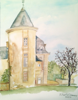 Œuvre contemporaine nommée « Le château des Ouches », Réalisée par BARTLET-DROUZY