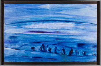 Œuvre contemporaine nommée « Peinture 4789 », Réalisée par MARIE-CLAIRE BUSSAT-ENEVOLDSEN
