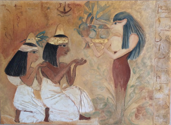 Œuvre contemporaine nommée « Egypte », Réalisée par MARTINEC