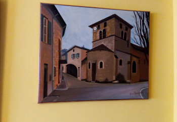 Œuvre contemporaine nommée « L EGLISE DE ST ROMAIN AU MONT D'OR », Réalisée par RAMSERIC