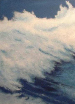 Œuvre contemporaine nommée « Le ciel ou bien la mer », Réalisée par BRUNO LAJOINIE