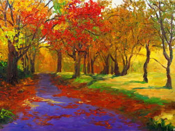 Chemin d’automne Sur le site d’ARTactif