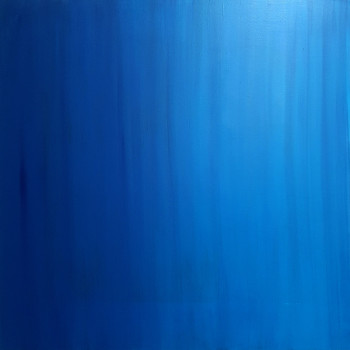 Œuvre contemporaine nommée « Bleu Délavé », Réalisée par PATRICK JOOSTEN