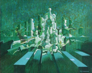 Œuvre contemporaine nommée « Cité verte », Réalisée par CAVATORE GUI