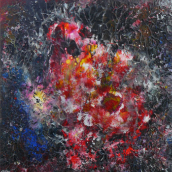 Œuvre contemporaine nommée « Pich ' magic abstract art 124 », Réalisée par PICH