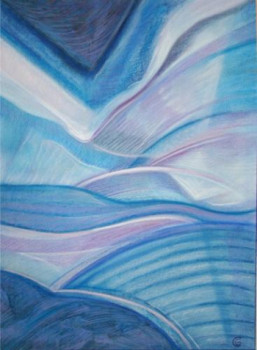 Œuvre contemporaine nommée « Pays bleu. Païs blau », Réalisée par CAVATORE GUI