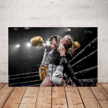 Œuvre contemporaine nommée « Photo de Boxeur, Imprimée sur Plexiglas, unebellephoto.com », Réalisée par FAROUK