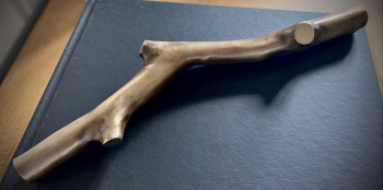 Œuvre contemporaine nommée « La Branche bronze Brut », Réalisée par FLORENT ROQUES